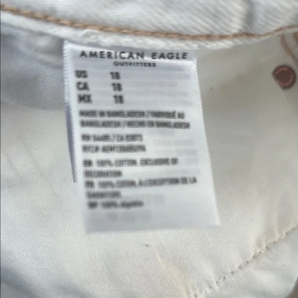 White Distressed Jean Shorts - Picture 7 of 11